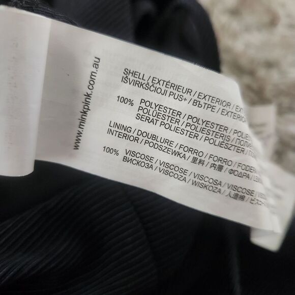 MINKPINK Revolve Corded Spaghetti Strap Wide Leg Jumpsuit Black‎ Size Medium - Picture 10 of 13